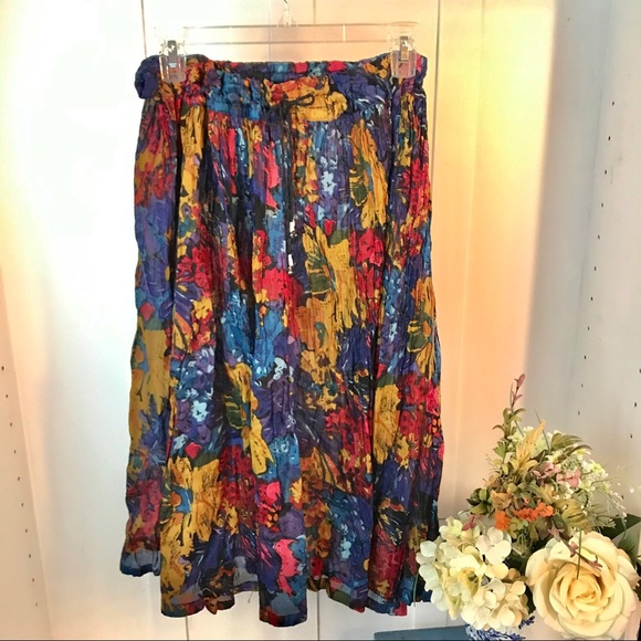 i am Boho Floral Skirt Plus size - Picture 1 of 7
